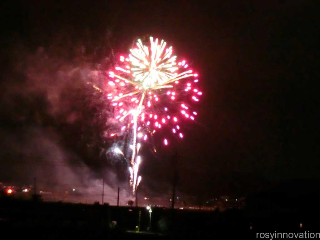 勝央町　金時祭り　花火２